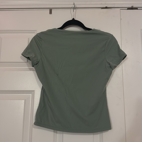 PUMIEY Women's Square Neck Short Sleeve T Shirts Sz M - Picture 3 of 3